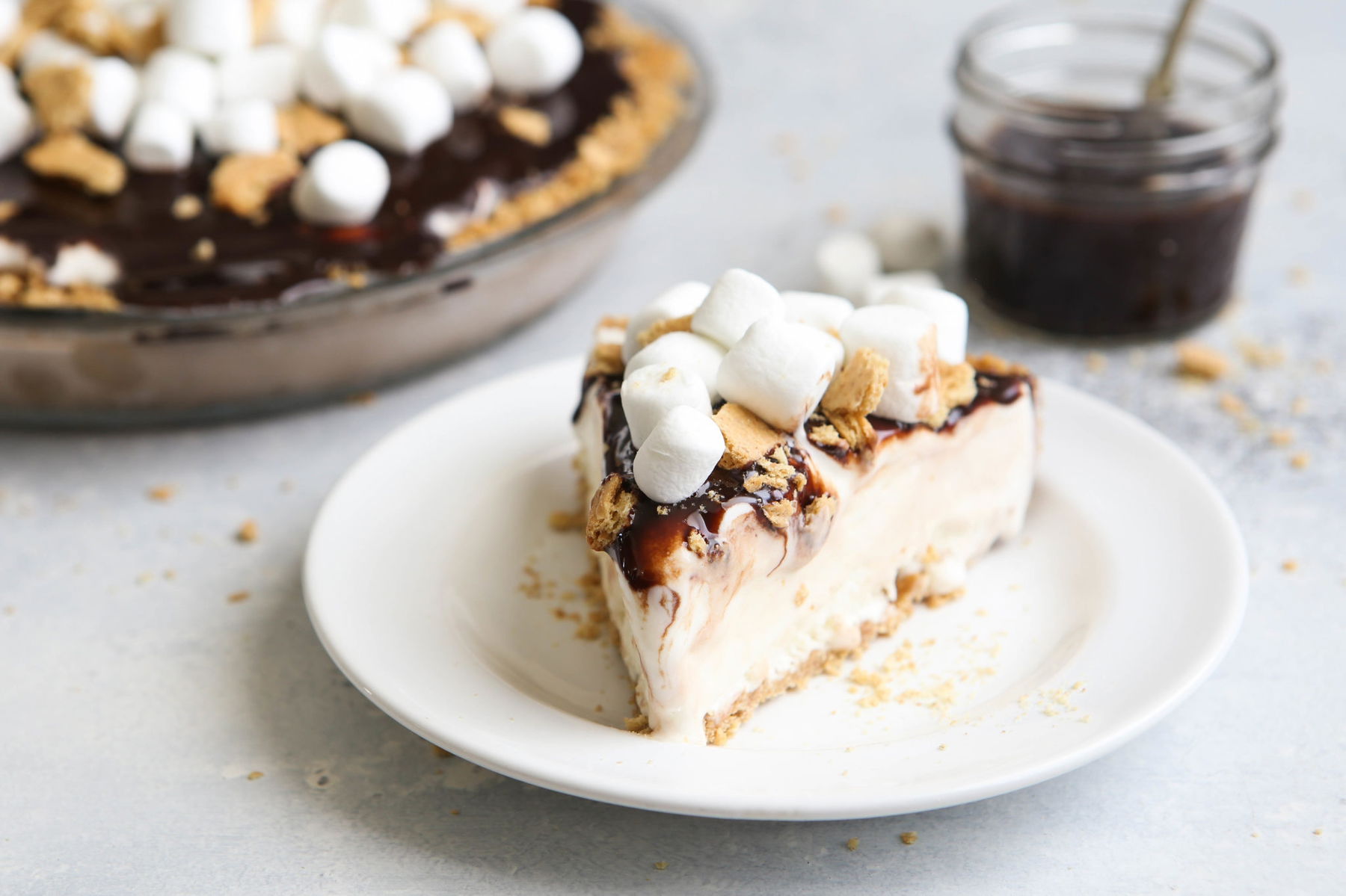 s'mores ice cream pie recipe